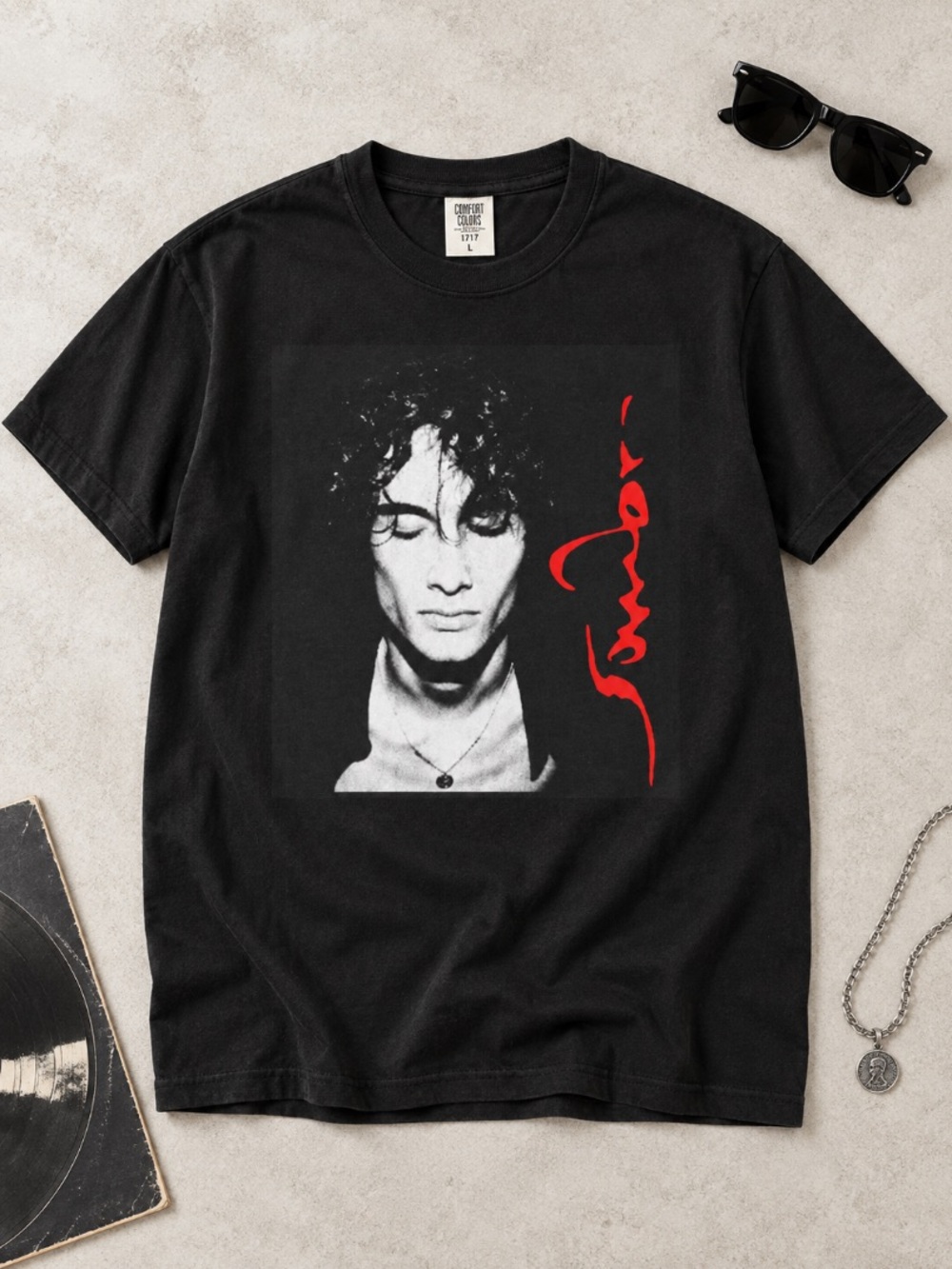 Sombr Tour 2026 Shirt Facecard Portrait Graphic Tee